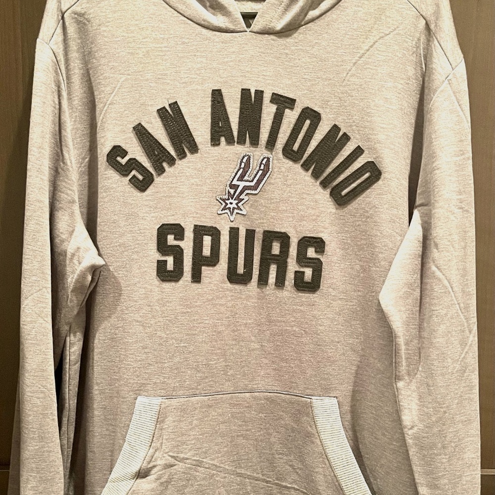 San Antonio Spurs Fanatics Classic Vintage Upperclassman Tri-Blend Hoodie Men L